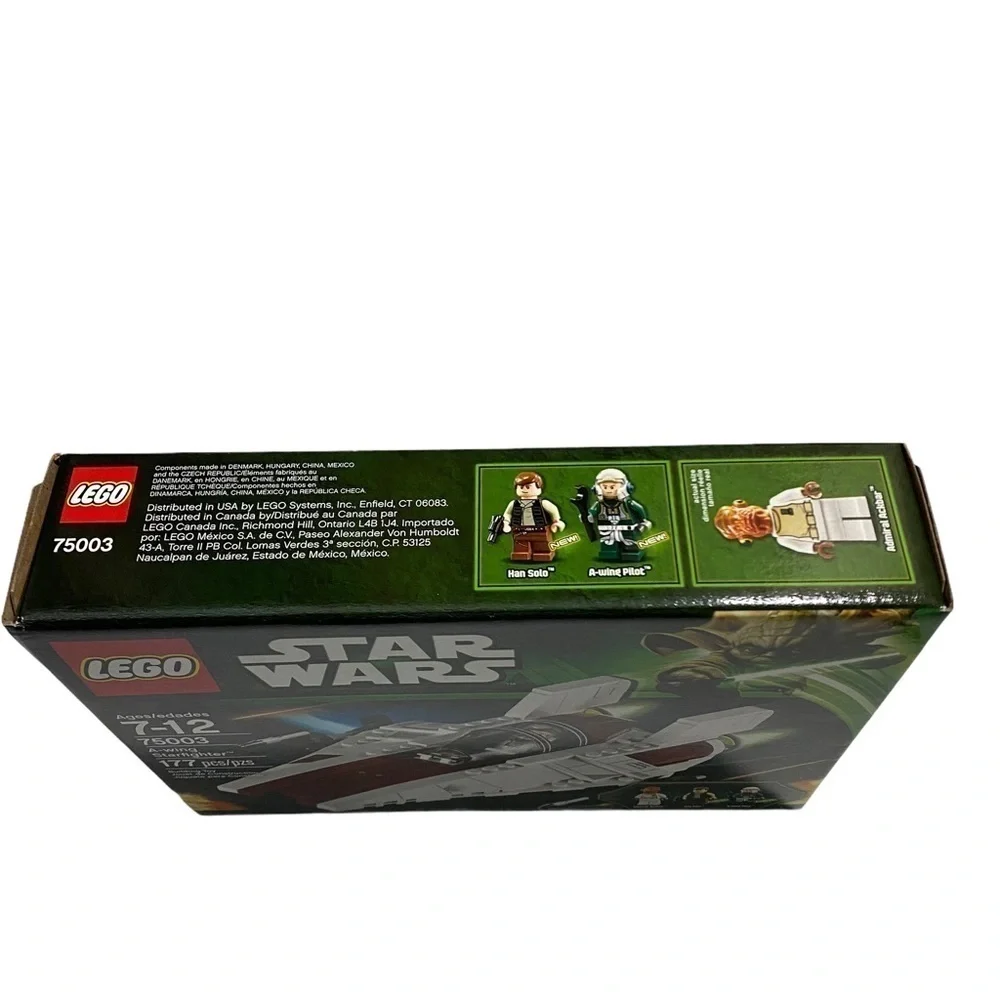 Lego Star Wars 75993 A-wing Starfighter General Ackbar Han Solo A-wing Pilot